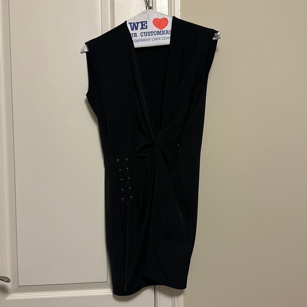 All Saints midi black dress